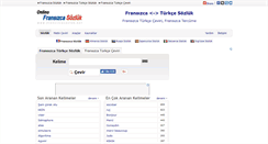 Desktop Screenshot of fransizcasozluk.net